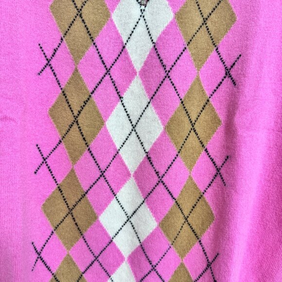 Miu Miu Argyle cashmere polo sweater - Picture 11 of 14